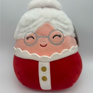 Kellytoy Squishmallows Small 9 inch Christmas Mrs. Claus Nicolette Plush Stuffed